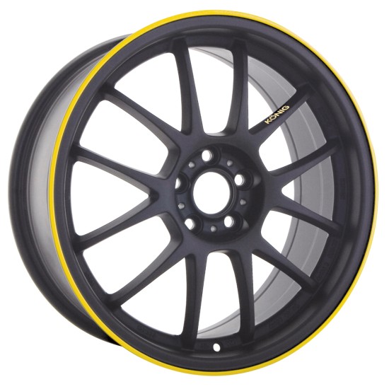 ZANTA KONIG DAYLITEBLACK 6.5X15 ET40 4X100 54100